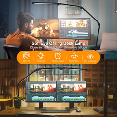 AILBTON LED namizna svetilka s sponko in funkcijami osvetlitve