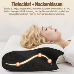 SHULLTJI Curosleep ortopedski vzglavnik z ergonomskim memory foam vzglavnikom za vrat in hrbtenico