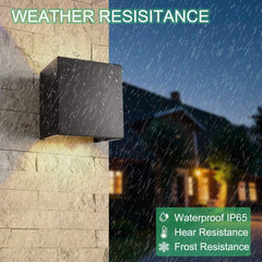 AUDOR 12W LED stenska svetilka z nastavljivim kotom svetlobe - črna