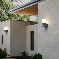 KLIGHTEN komplet 2 zunanjih / notranjih stenskih svetilk z gibljivim senzorjem