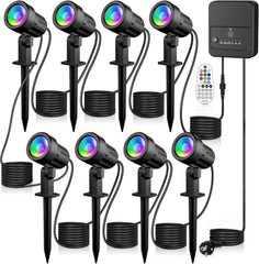 MEIKEE RGB vrtni reflektorji z zatičem IP66