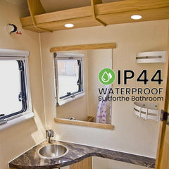 ALUSSO komplet LED vgradnih luči s tremi barvnimi temparaturami – 6 kosov