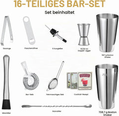 Perjoy 16-delni set za pripravo koktajlov