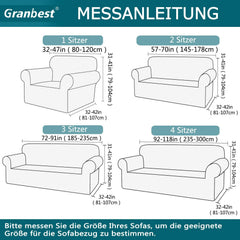 GRANBEST Granbest Moderna Elastična Prevleka za Kavč – 2-sed