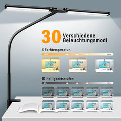 ICARE LED namizna svetilka z dvojno glavo - 62 cm