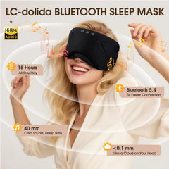 LC-DOLIDA Bluetooth spalna maska s slušalkami