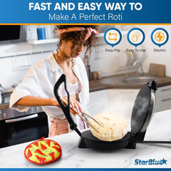STARBLUE aparat za pripravo tortilj/roti z grelnikom