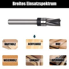 AKYLIN spiralni rezkar z ležajem – 8 mm vpenjalni steblo, 12 × 19 mm rezilo