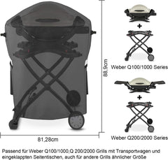 VNIERXFUL vodoodporna zaščitna prevleka za žar -  60 × 30 × 40 cm