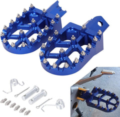 JFG RACING stopalke za motor modre aluminijaste