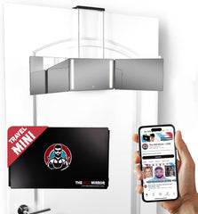 LIPFISBARBERSHOP Mini LED 3-delno ogledalo za samostriženje las