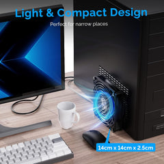 ELUTENG 140 mm USB ventilator za PC in igralne konzole