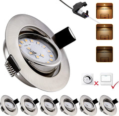 6x MYCUL 85mm vgradni LED reflektor - 3000 K