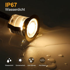 FVTLED 31 mm WiFi RGB Vgradne Talne LED Svetilke – Set 10 kos