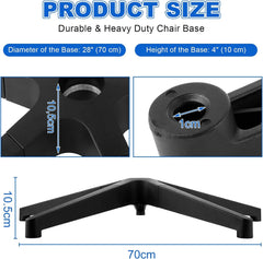 DAJAVE kovinsko podnožje za pisarniški stol 70 cm