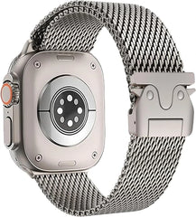 SONGSLER Magnetna kovinska zapestnica za Apple Watch 42–49 mm