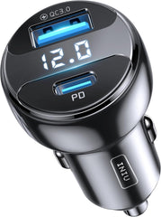 INIU Avtomobilski polnilec USB-C in USB-A