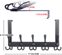 DSEAP Obešalnik Za Vrata S 5 Trojnimi Kljukami
