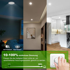 6x 7W JAENMSA LED Vgradni Spoti