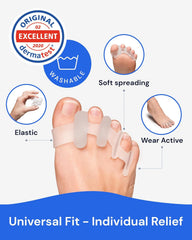 YOGAMEDIC silikonski razpiralci prstov za korekcijo hallux valgus - komplet 4 kosov