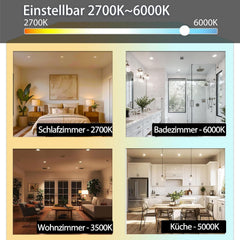6X/x iLC pametni LED vgradni reflektorji, 8W, Alexa kompatibilni