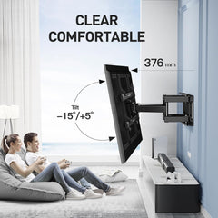 PERLESMITH stenski gibljiv nosilec za TV 37–85” - do 60 kg