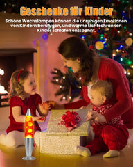 DORIGHT klasična lava svetilka  z 2 žarnicama