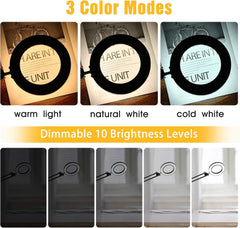 TOMSHINE Fleksibilno Povečevalno Steklo z LED Lučko in Stojalom - 8x povečava