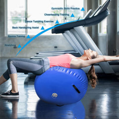 HOMESUN napihljiv gimnastični valj z zračno tlačilko