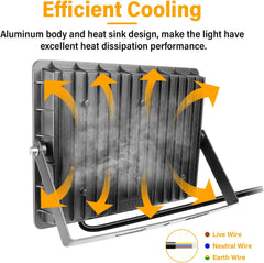 RIGIDON 100 W RGB LED Reflektor Z Daljinskim Upravljalnikom