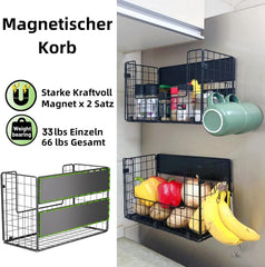 OMISHINE magnetni kuhinjski organizator z 2 policama