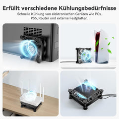 ELUTENG 120 mm USB ventilator za PC in igralne konzole