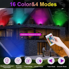 JBDUSN 100 W RGB LED reflektor z daljinskim upravljalnikom