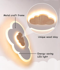 FANLG LED stropna luč oblak 3000K
