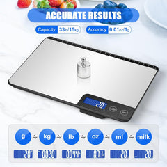 DRCOWU Digitalna kuhinjska tehtnica 15kg