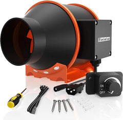 FANGOFAST nastavljiv kanalski ventilator 100 mm 360 m³/h