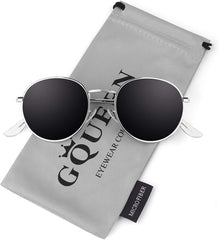GQUEEN polarizirana retro okrogla sončna očala z UV400 zaščito