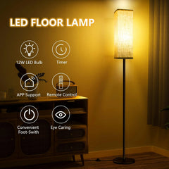 CRLL talna LED svetilka 12 W z lanenim senčnikom