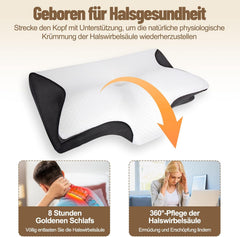 SHULLTJI Curosleep ortopedski vzglavnik z ergonomskim memory foam vzglavnikom za vrat in hrbtenico