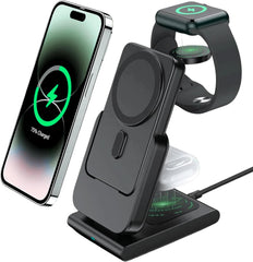 CHARGit Magnetno Brezžičn Polnilno Stojalo z Odstranljivo Power Bank Baterijo za Apple naprave