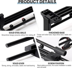 ARESVRGO raztegljiva obešalna palica - set 2 kosa