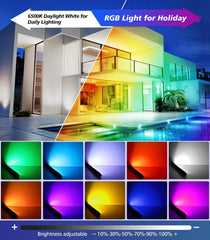 2x MEIKEE 42 W RGB LED reflektor z daljinskim upravljalnikom