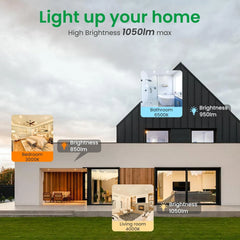 6x ALUSSO 113mm vgradni LED reflektor - 10 W