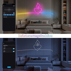 ZAIYW RGB IC neonski LED trak z aplikacijo - 5 m