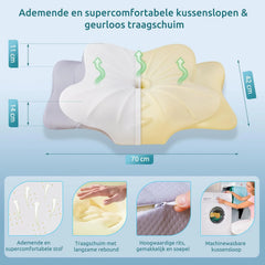 DONAMA ergonomski vzglavnik iz spominske pene - 70×42X14 cm