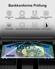 AL1000 števec bankovcev z UV/IR/MG zaznavanjem
