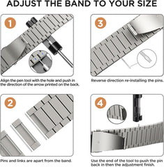 Titanov pašček za Apple Watch Ultra 2/Ultra 49 mm, 45 mm, 44 mm, 42 mm