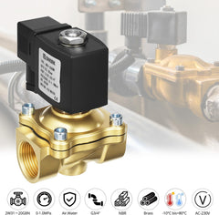 QWORK Elektromagnetni ventil