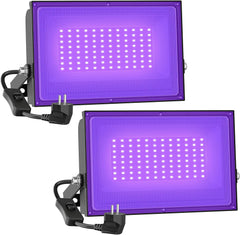 2x ONFORU UV LED reflektor z UV svetlobo, 50W