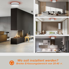 RUAN fotoelektrični detektor dima z magnetnim nosilcem